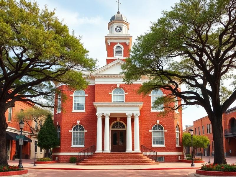 McKinney landmark representing our masonry service area