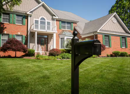 Traditional Post Mailbox Installation - Professional masonry work in Richardson, TX